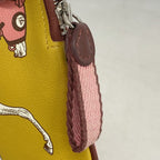 Hermes Pouch Carre Pocket Swift Joan Ambre Silver — view 7