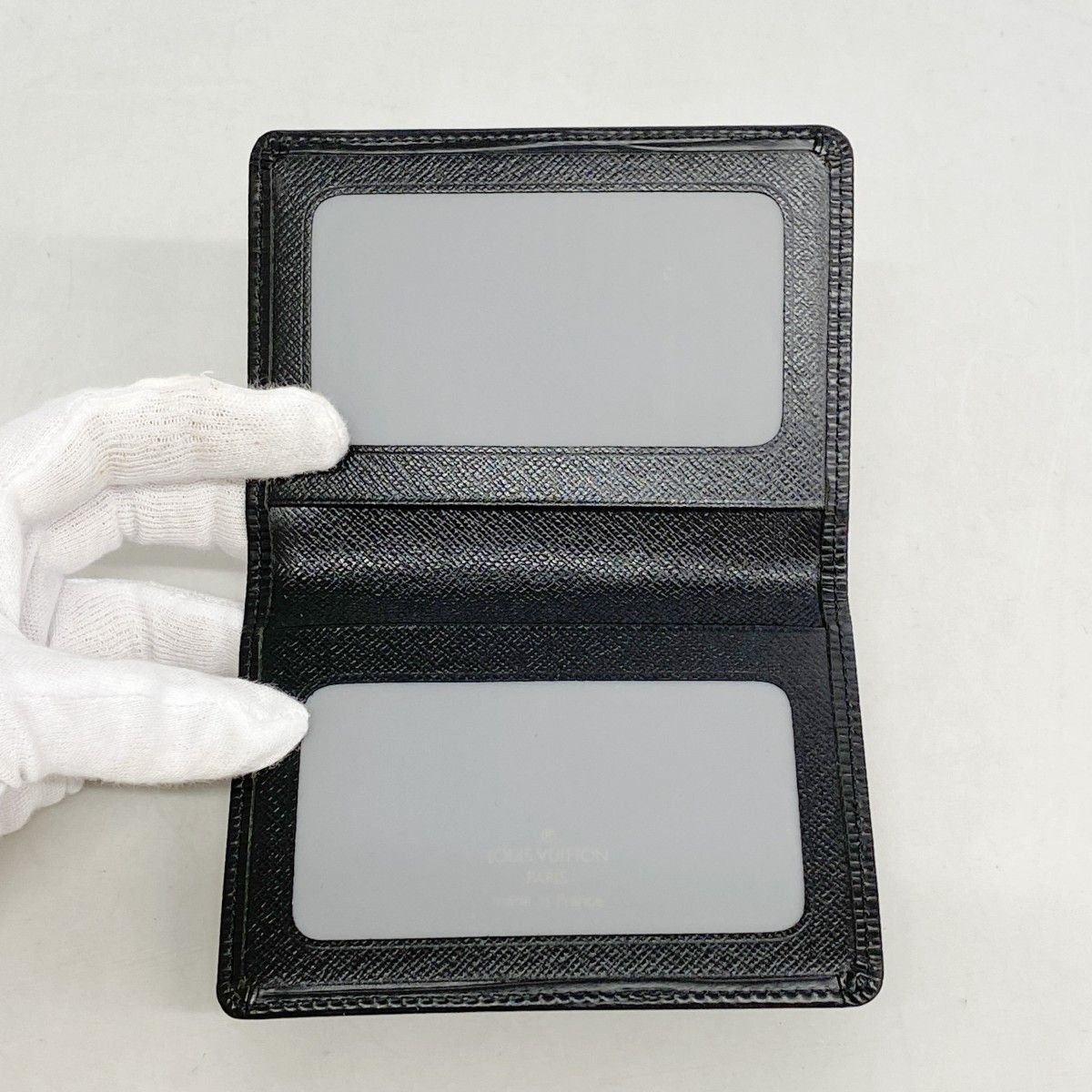 Louis Vuitton Card Case Epi Porte 2 Cult Vertical Noir — view 3
