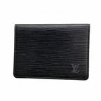 Louis Vuitton Card Case Epi Porte 2 Cult Vertical Noir