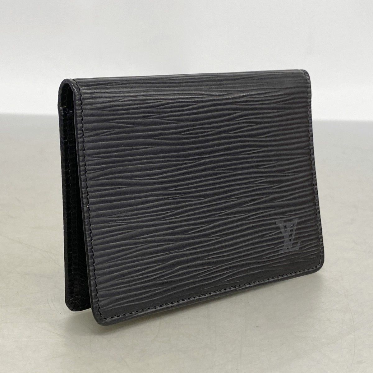Louis Vuitton Card Case Epi Porte 2 Cult Vertical Noir — view 2