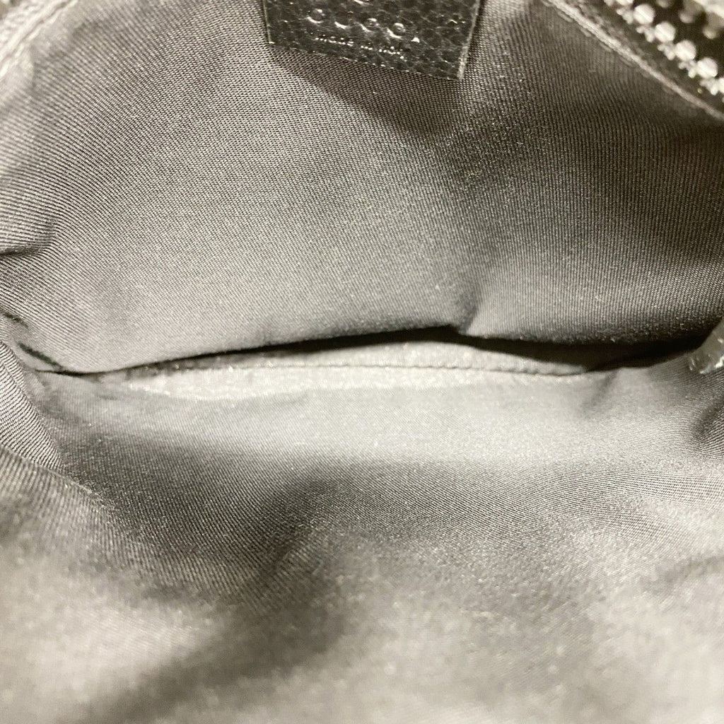 Gucci Shoulder Bag GG Nylon Black Silver — view 4