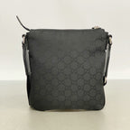 Gucci Shoulder Bag GG Nylon Black Silver — view 9