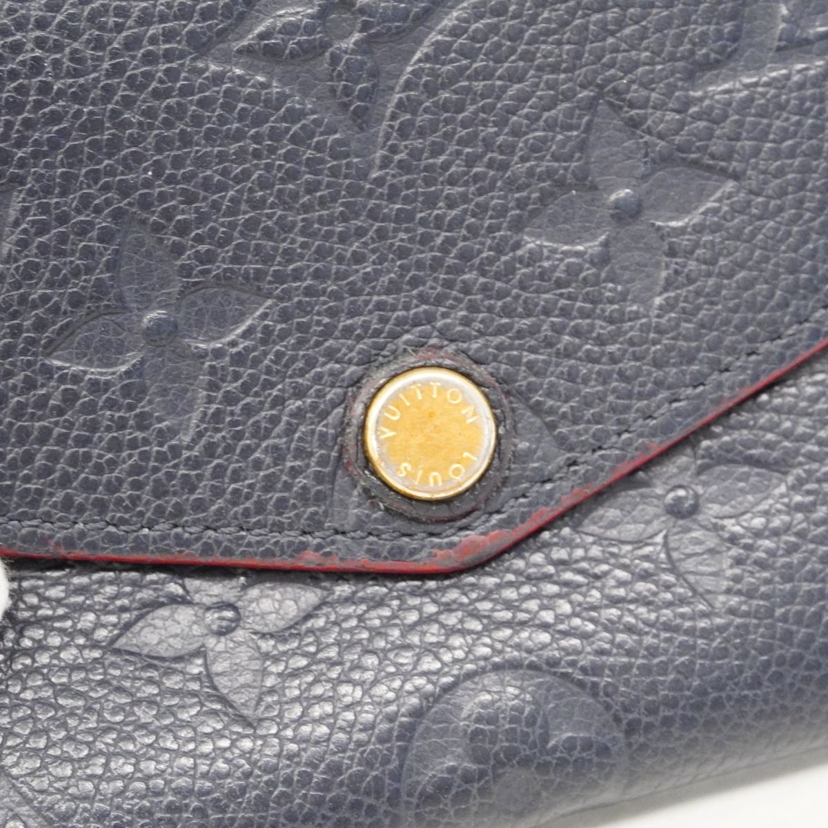 Louis Vuitton Coin Case Monogram Empreinte Pochette Cles Marine — view 8