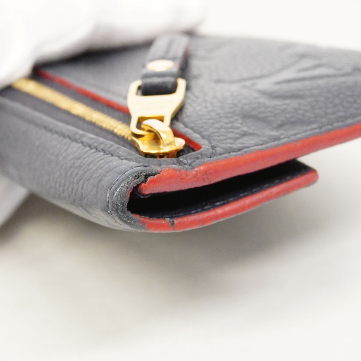 Louis Vuitton Coin Case Monogram Empreinte Pochette Cles Marine — view 5