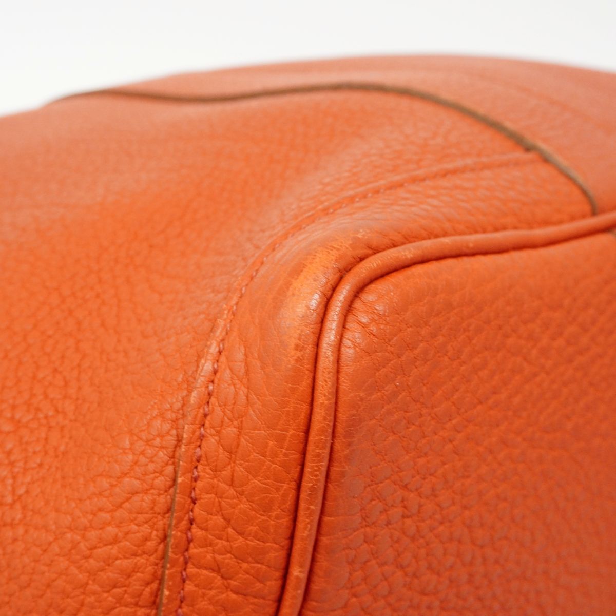 Hermes Tote Garden Party PM Negonda Sanguine Silver — view 6