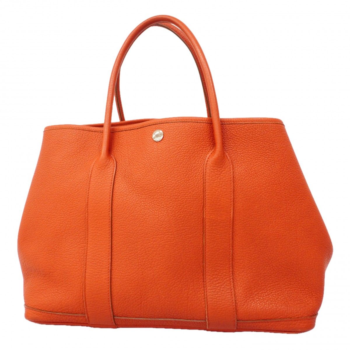 Hermes Tote Garden Party PM Negonda Sanguine Silver