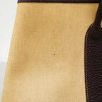 Hermes Tote Garden Party PM Toile Ash Brown Silver — view 9