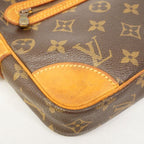 Louis Vuitton Clutch Monogram Marly Dragonne GM Brown — view 7
