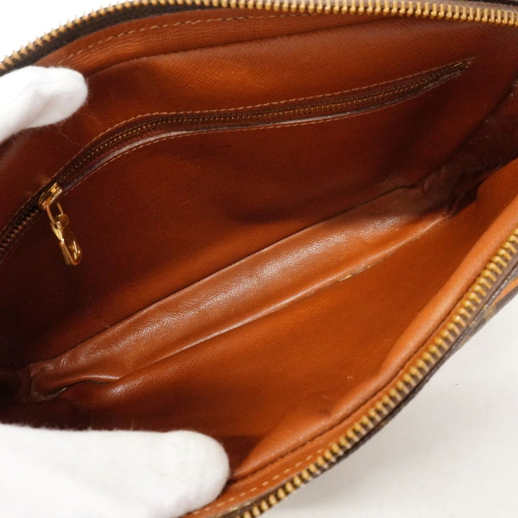 Louis Vuitton Clutch Monogram Marly Dragonne GM Brown — view 4