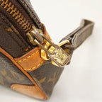 Louis Vuitton Clutch Monogram Marly Dragonne GM Brown — view 9