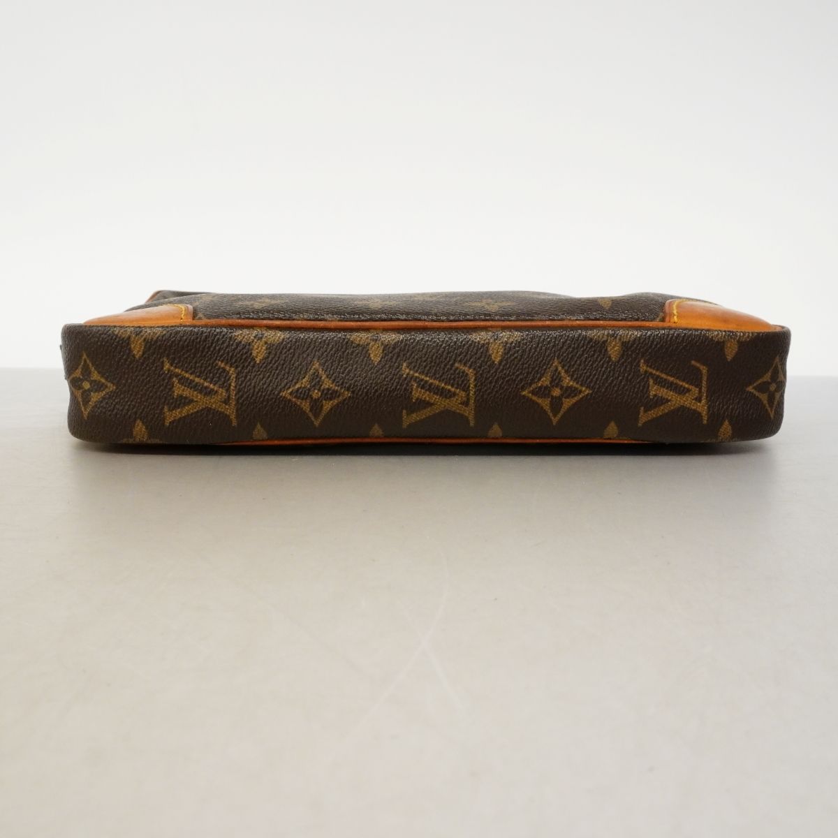Louis Vuitton Clutch Monogram Marly Dragonne GM Brown — view 3