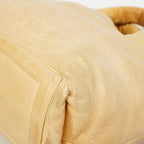 Chanel Tote Coco Cocoon Leather Beige Gold — view 8