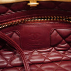 Chanel Tote Coco Cocoon Leather Beige Gold — view 5