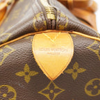 Louis Vuitton Boston Bag Monogram Keepall 55 Brown — view 5