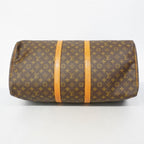 Louis Vuitton Boston Bag Monogram Keepall 55 Brown — view 3