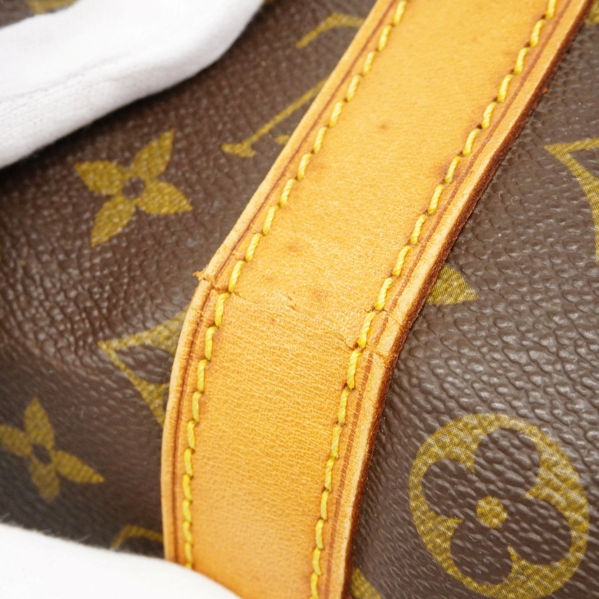 Louis Vuitton Boston Bag Monogram Keepall 55 Brown — view 6