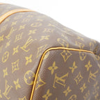 Louis Vuitton Boston Bag Monogram Keepall 55 Brown — view 8