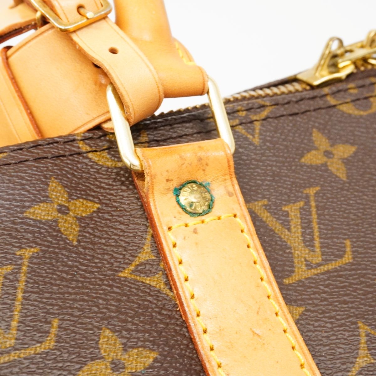 Louis Vuitton Boston Bag Monogram Keyboard Bandouliere 50 Brown — view 8