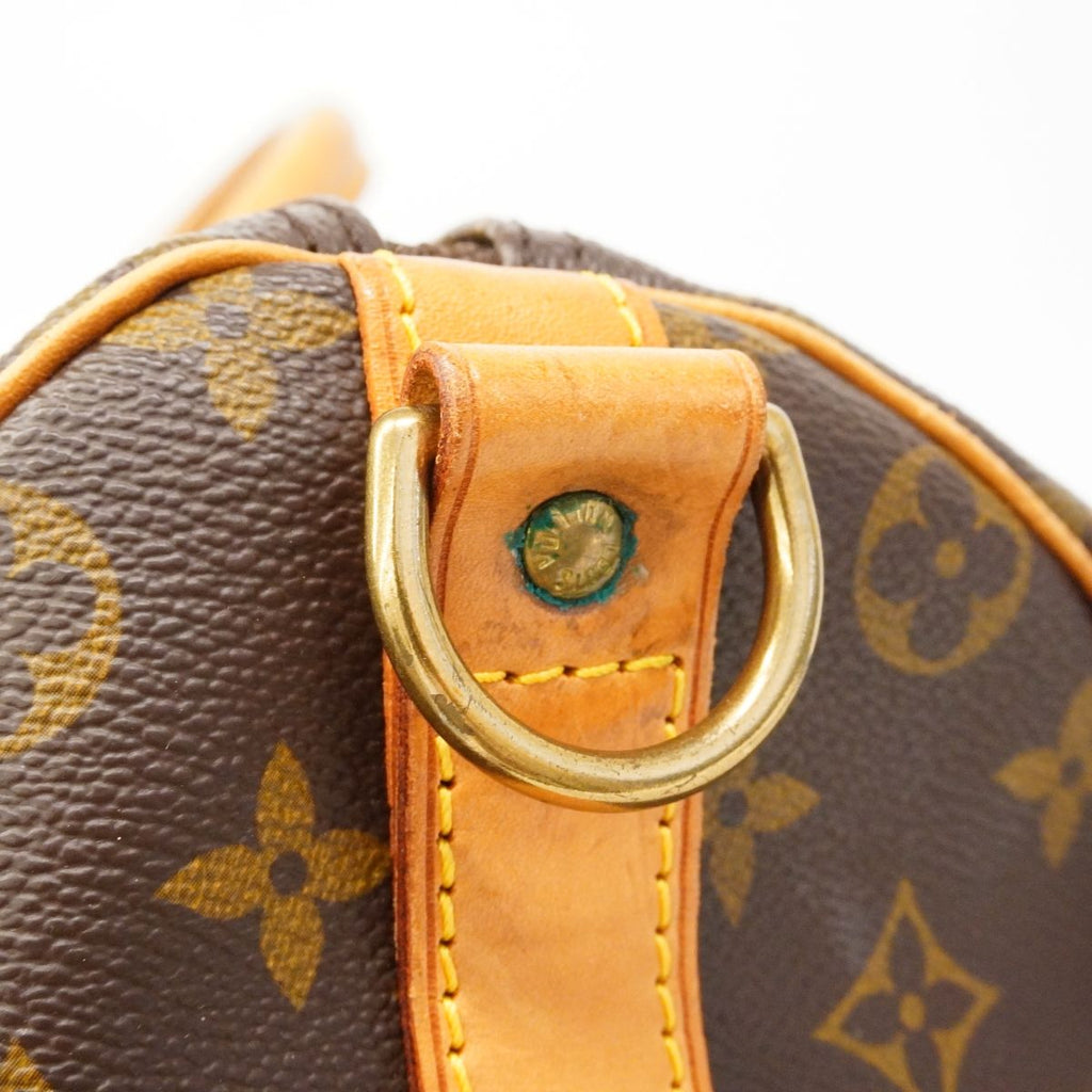 Louis Vuitton Boston Bag Monogram Keyboard Bandouliere 50 Brown — view 9