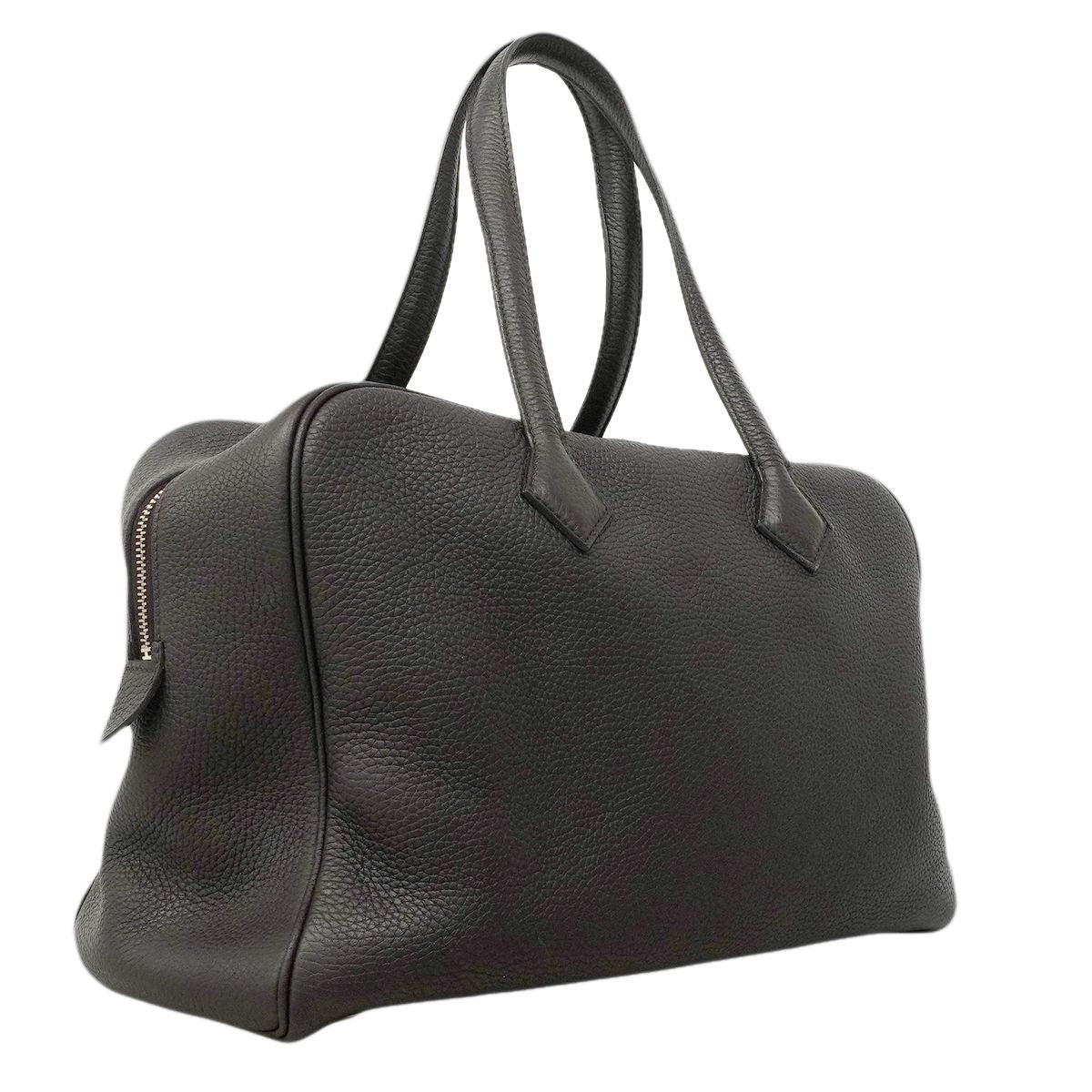 Hermes Handbag Victoria 35 Taurillon Clemence Leysin Silver — view 2