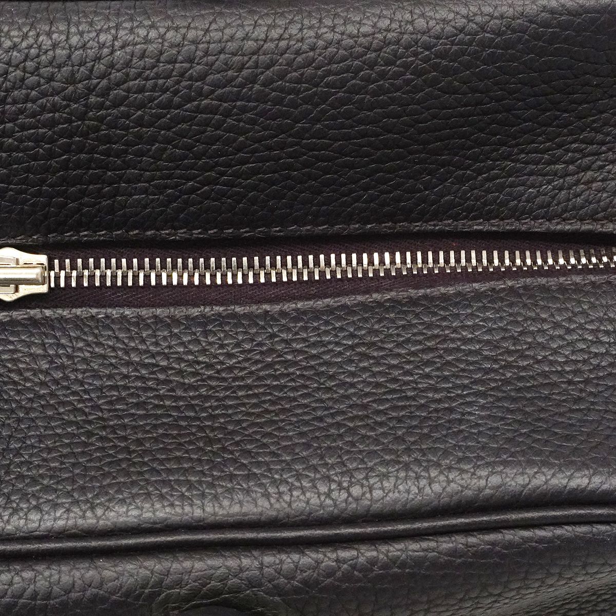 Hermes Handbag Victoria 35 Taurillon Clemence Leysin Silver — view 9