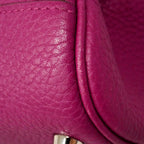 Hermes Handbag Atlas Taurillon Clemence Tosca Silver — view 6