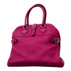 Hermes Handbag Atlas Taurillon Clemence Tosca Silver