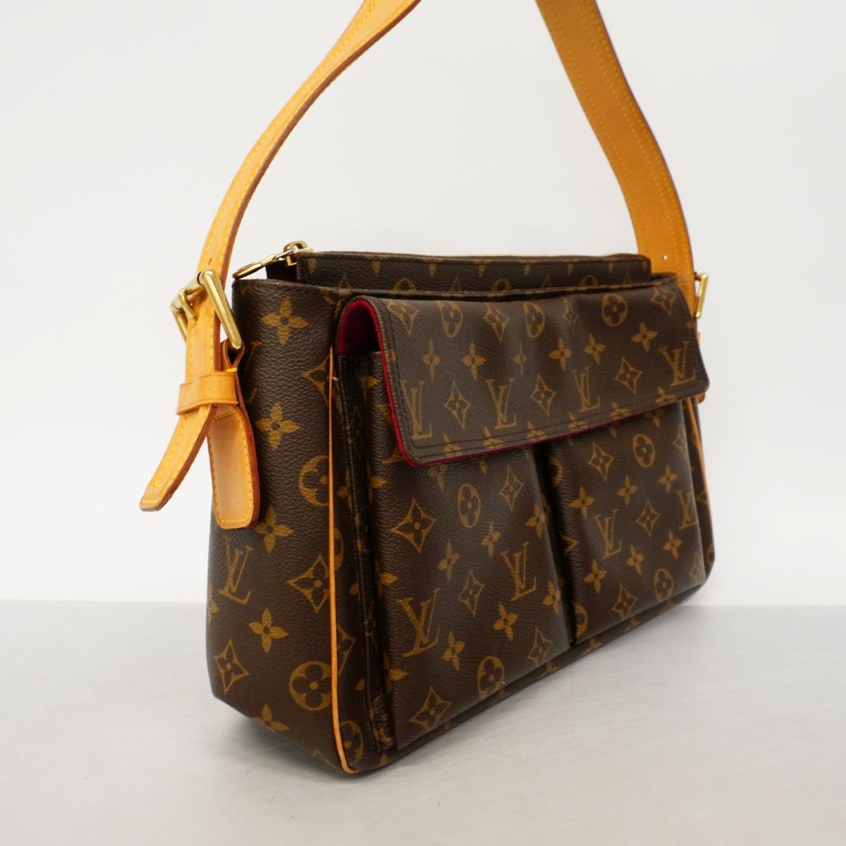 Louis Vuitton Shoulder Bag Monogram Viva Cite GM Brown — view 2