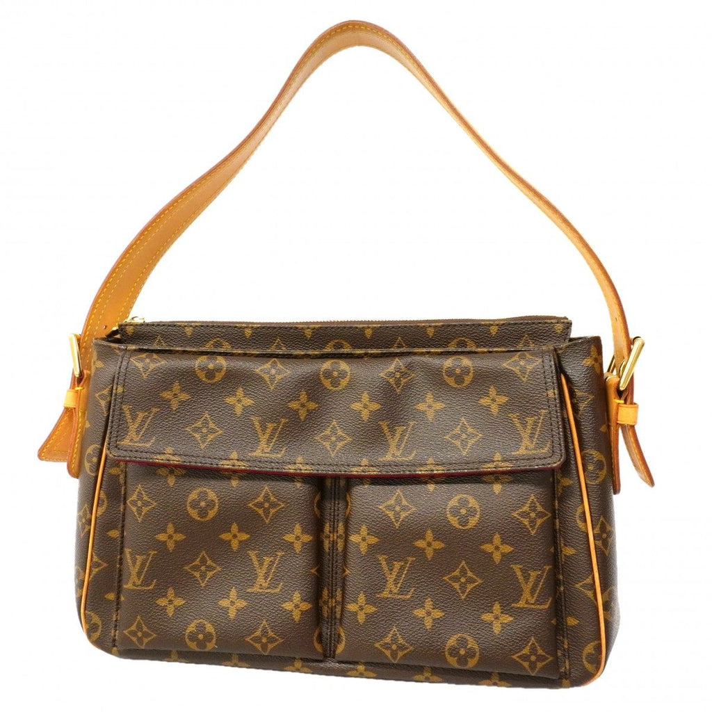 Louis Vuitton Shoulder Bag Monogram Viva Cite GM Brown