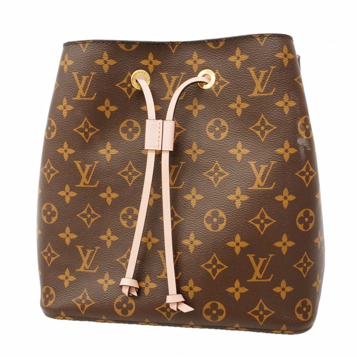 Louis Vuitton Shoulder Bag Monogram Neo Noe Brown Rose Poudre