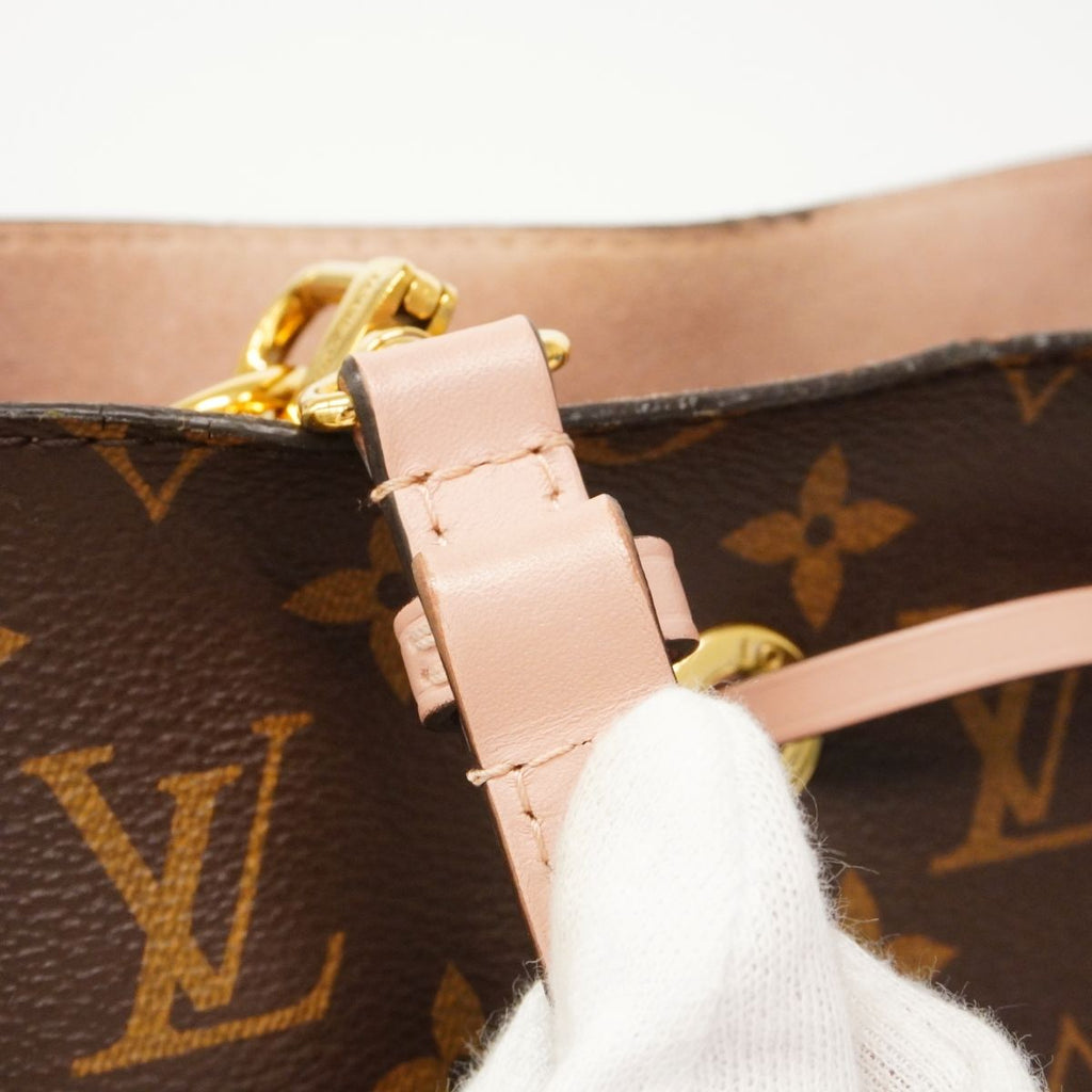 Louis Vuitton Shoulder Bag Monogram Neo Noe Brown Rose Poudre — view 7