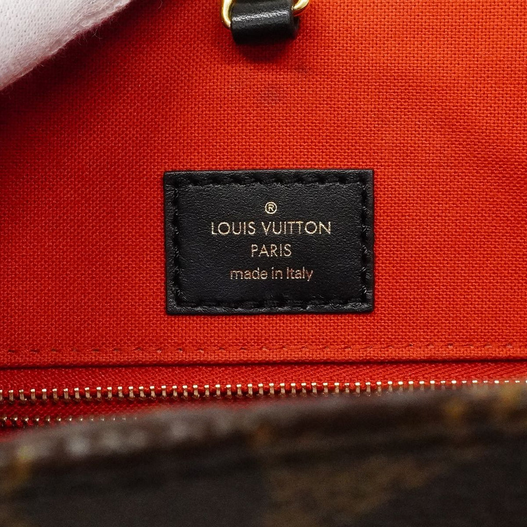 Louis Vuitton Tote Monogram Giant Reverse On The Go MM Brown — view 5