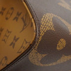 Louis Vuitton Tote Monogram Giant Reverse On The Go MM Brown — view 7