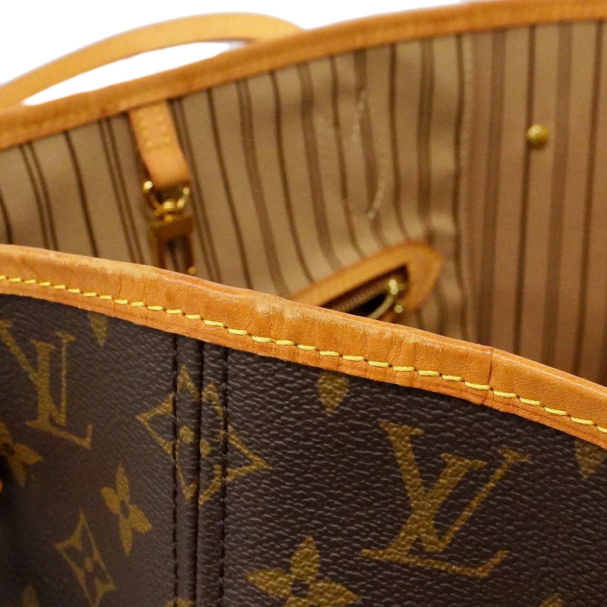 Louis Vuitton Tote Monogram Neverfull MM Brown — view 6