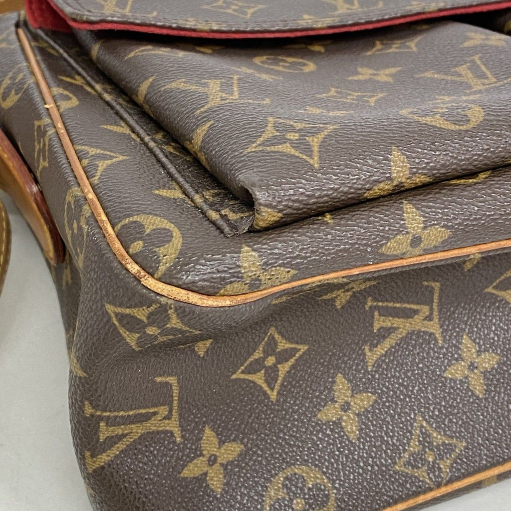 Louis Vuitton Shoulder Bag Monogram Viva Cite GM Brown — view 6