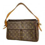 Louis Vuitton Shoulder Bag Monogram Viva Cite GM Brown