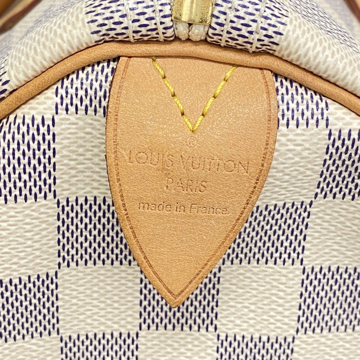 Louis Vuitton Handbag Damier Azur Speedy 30 White — view 5