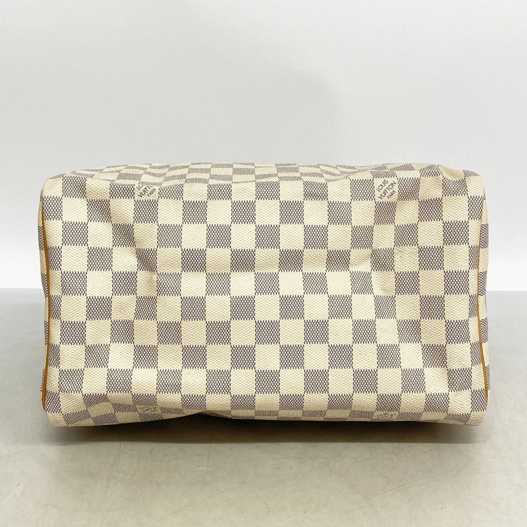Louis Vuitton Handbag Damier Azur Speedy 30 White — view 3