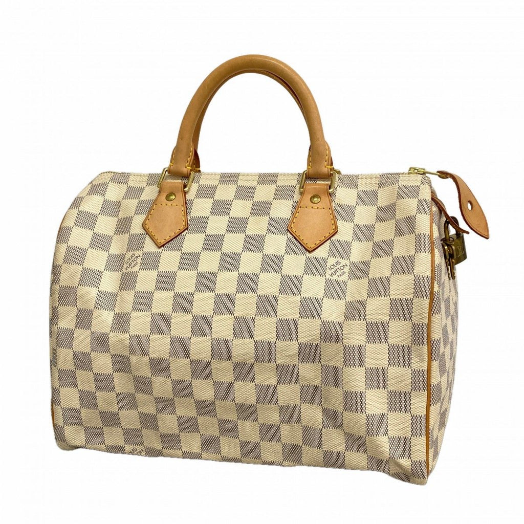 Louis Vuitton Handbag Damier Azur Speedy 30 White