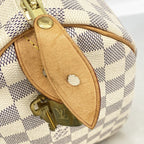 Louis Vuitton Handbag Damier Azur Speedy 30 White — view 8