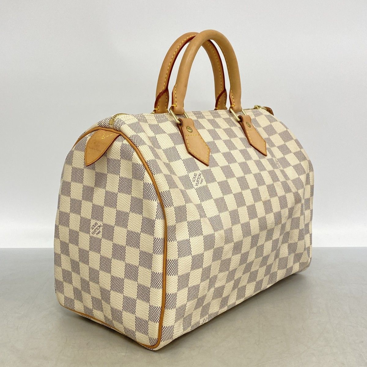Louis Vuitton Handbag Damier Azur Speedy 30 White — view 2