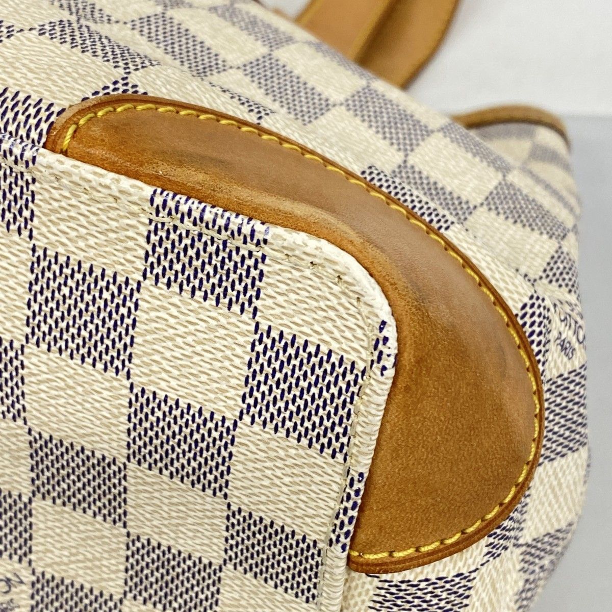 Louis Vuitton Tote Damier Azur Hampstead PM White — view 6