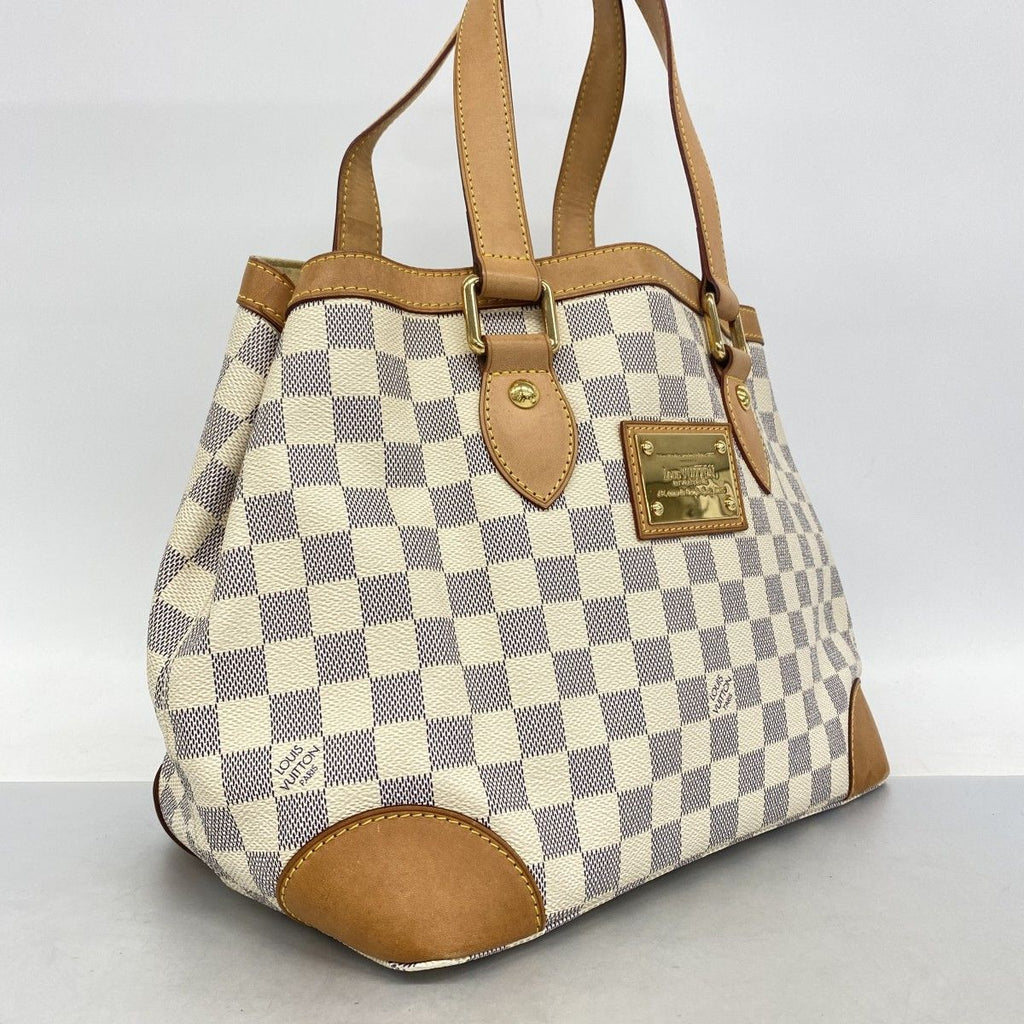 Louis Vuitton Tote Damier Azur Hampstead PM White — view 2