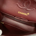 Chanel Shoulder Bag Quilted Lambskin Black Gold — view 4