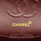 Chanel Shoulder Bag Quilted Lambskin Black Gold — view 5