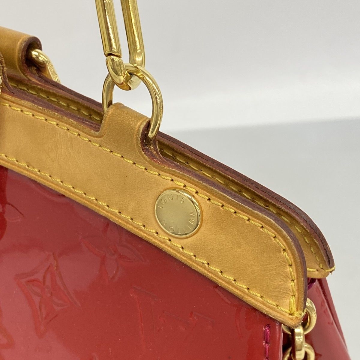 Louis Vuitton Handbag Vernis Blair MM Rose Indien 2-Way — view 6