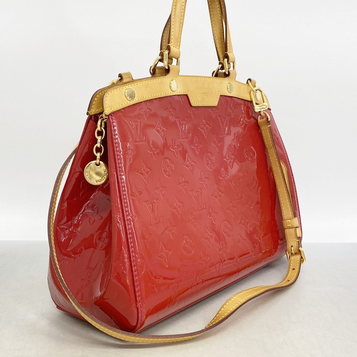 Louis Vuitton Handbag Vernis Blair MM Rose Indien 2-Way — view 2