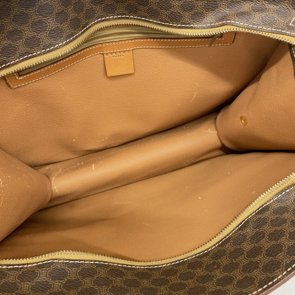 Celine Handbag Macadam Brown Gold — view 4