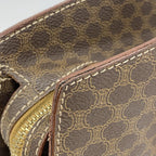 Celine Handbag Macadam Brown Gold — view 7