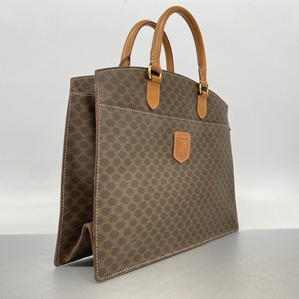 Celine Handbag Macadam Brown Gold — view 2